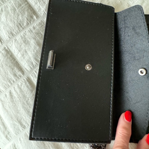 LUCKY BEES Dark Gray Crossbody Purse - Picture 4 of 4